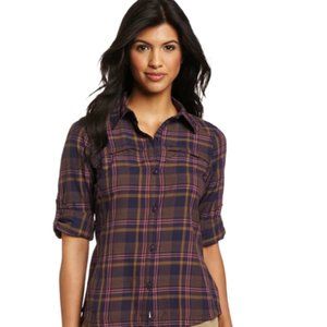 Columbia Silver Ridge Plaid Shirt Long-Sleeve Women's, Size S